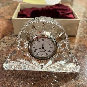 NIB Galway Small Irish Crystal Mantle Clock